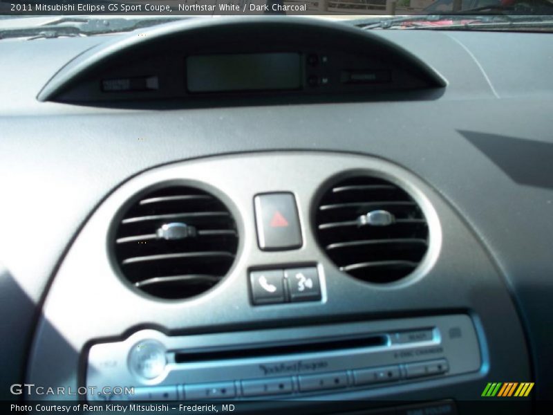 Northstar White / Dark Charcoal 2011 Mitsubishi Eclipse GS Sport Coupe