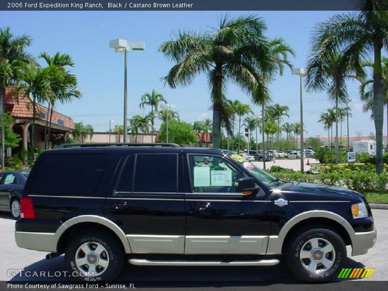 Black / Castano Brown Leather 2006 Ford Expedition King Ranch
