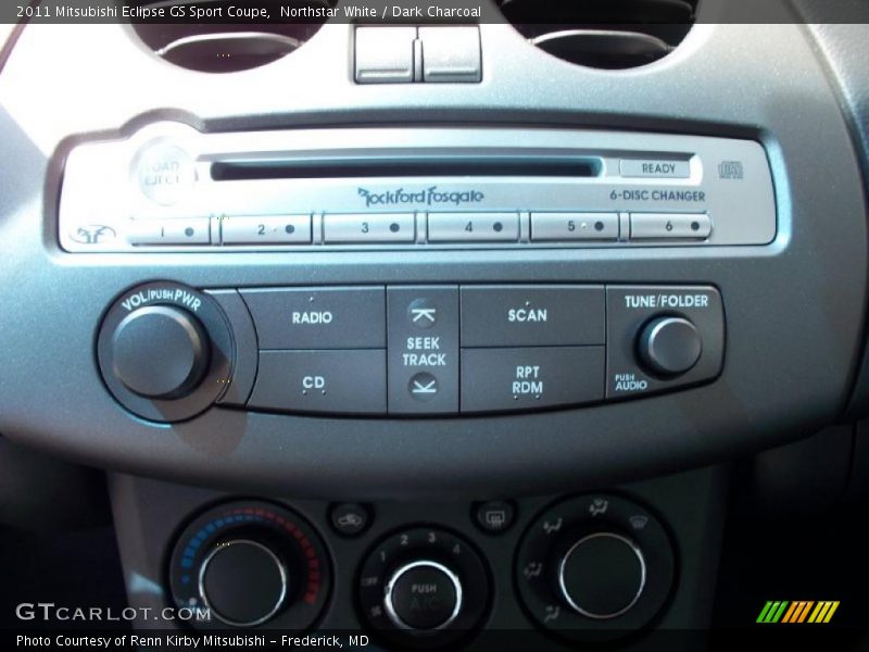 Northstar White / Dark Charcoal 2011 Mitsubishi Eclipse GS Sport Coupe