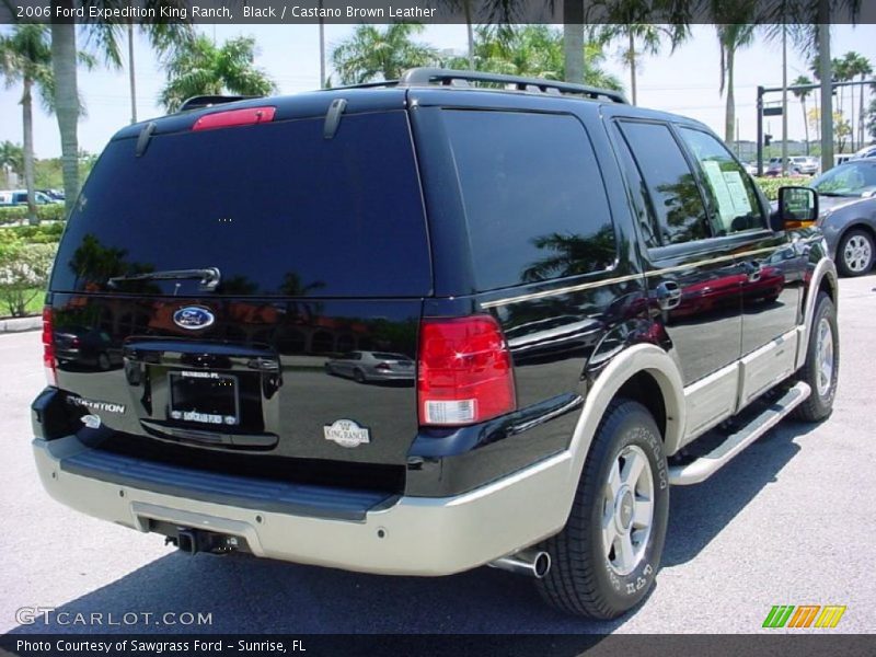 Black / Castano Brown Leather 2006 Ford Expedition King Ranch