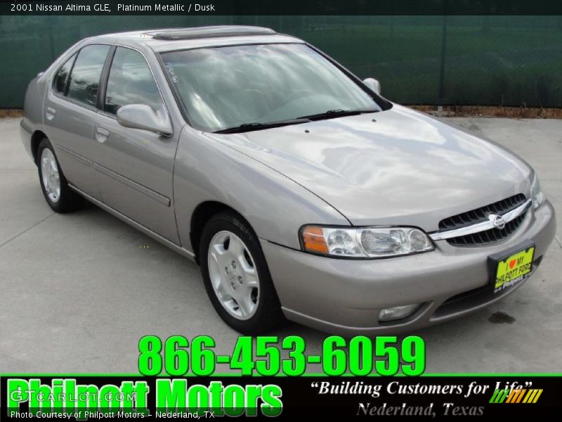 Platinum Metallic / Dusk 2001 Nissan Altima GLE