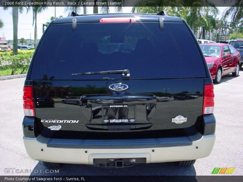 Black / Castano Brown Leather 2006 Ford Expedition King Ranch