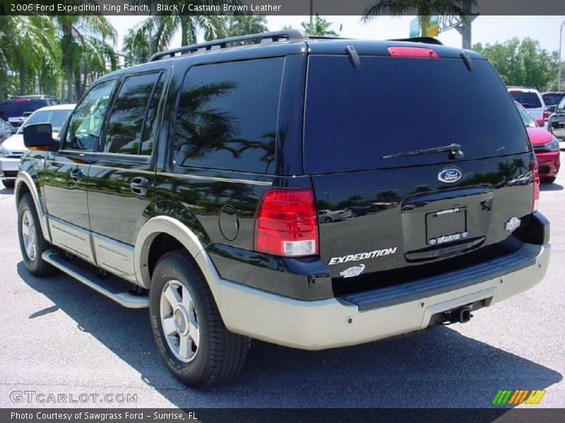 Black / Castano Brown Leather 2006 Ford Expedition King Ranch
