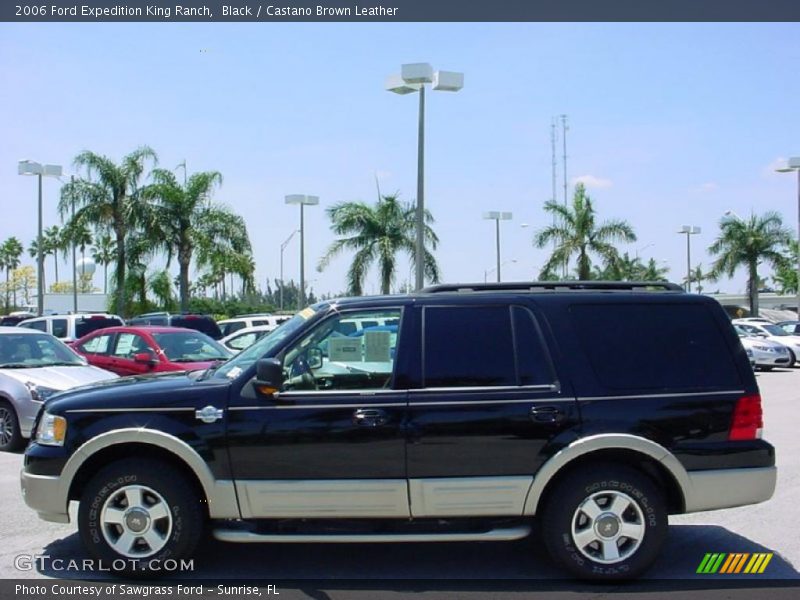 Black / Castano Brown Leather 2006 Ford Expedition King Ranch