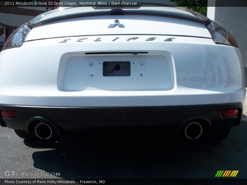 Northstar White / Dark Charcoal 2011 Mitsubishi Eclipse GS Sport Coupe