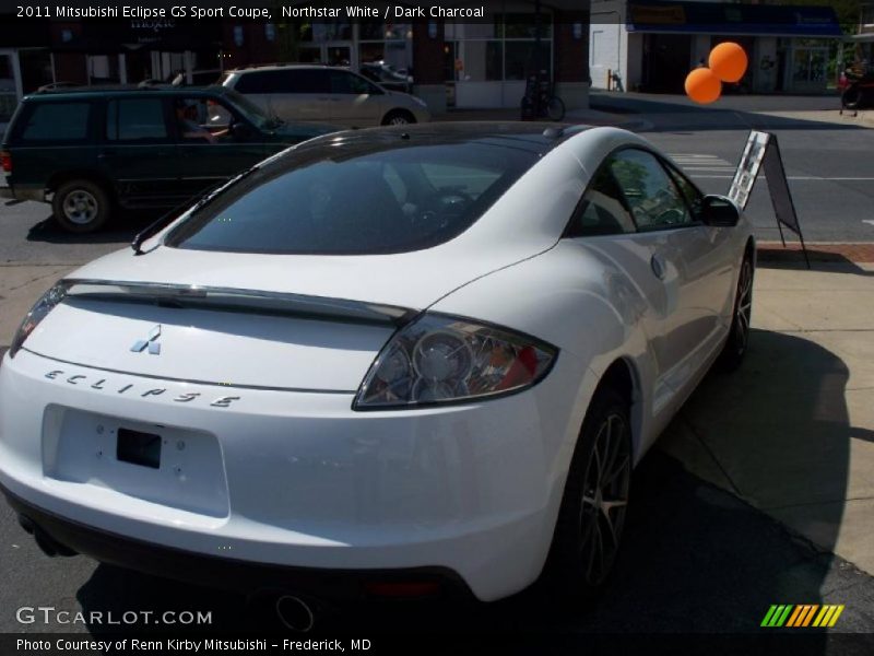 Northstar White / Dark Charcoal 2011 Mitsubishi Eclipse GS Sport Coupe