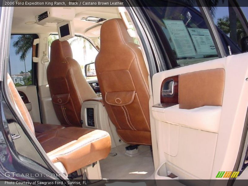Black / Castano Brown Leather 2006 Ford Expedition King Ranch