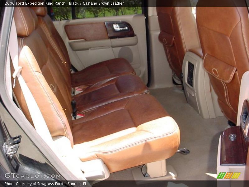 Black / Castano Brown Leather 2006 Ford Expedition King Ranch