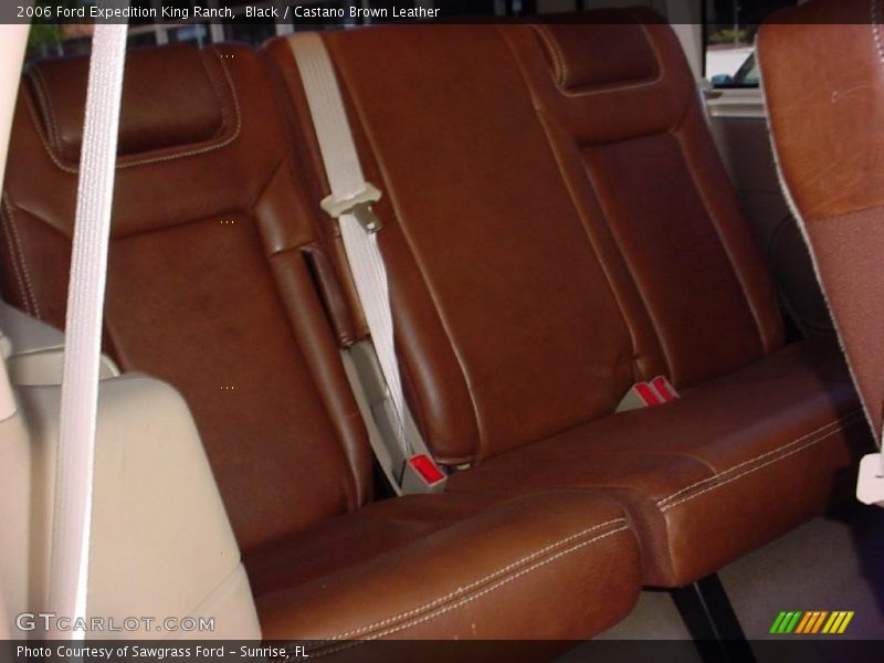 Black / Castano Brown Leather 2006 Ford Expedition King Ranch