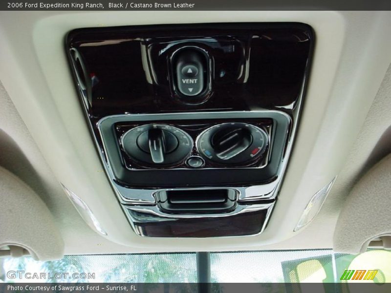 Black / Castano Brown Leather 2006 Ford Expedition King Ranch