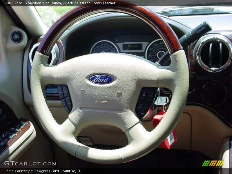 Black / Castano Brown Leather 2006 Ford Expedition King Ranch