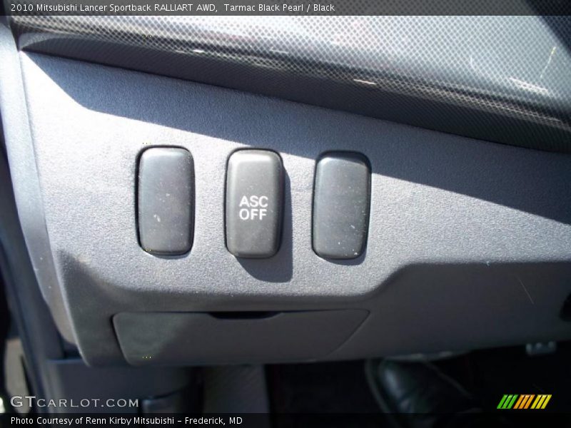 Tarmac Black Pearl / Black 2010 Mitsubishi Lancer Sportback RALLIART AWD