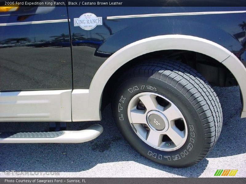 Black / Castano Brown Leather 2006 Ford Expedition King Ranch