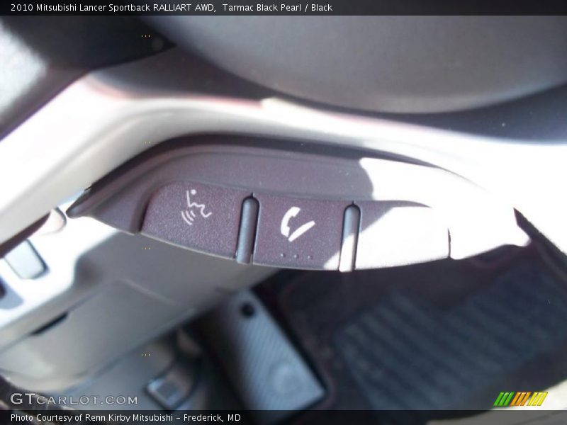 Tarmac Black Pearl / Black 2010 Mitsubishi Lancer Sportback RALLIART AWD