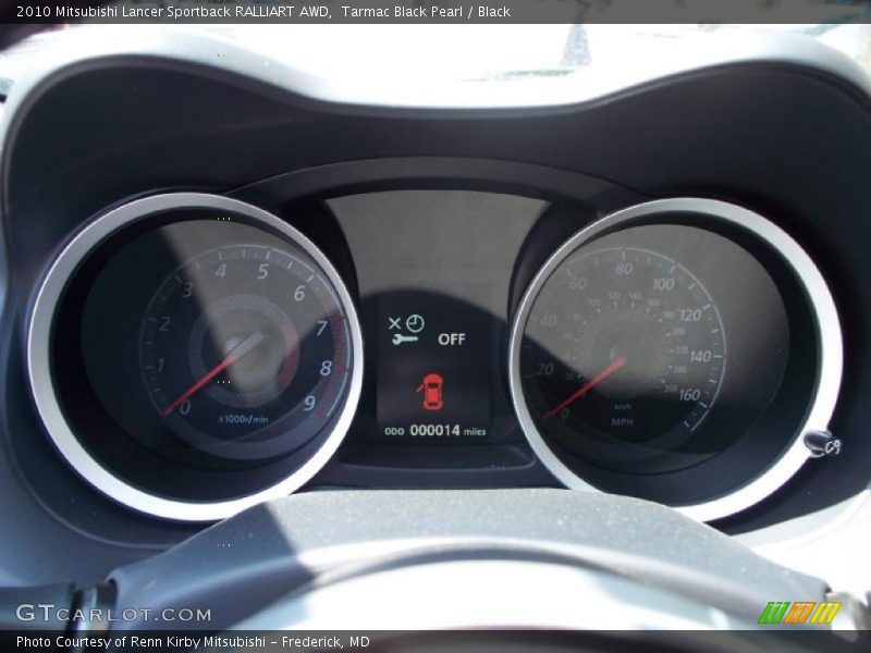 Tarmac Black Pearl / Black 2010 Mitsubishi Lancer Sportback RALLIART AWD