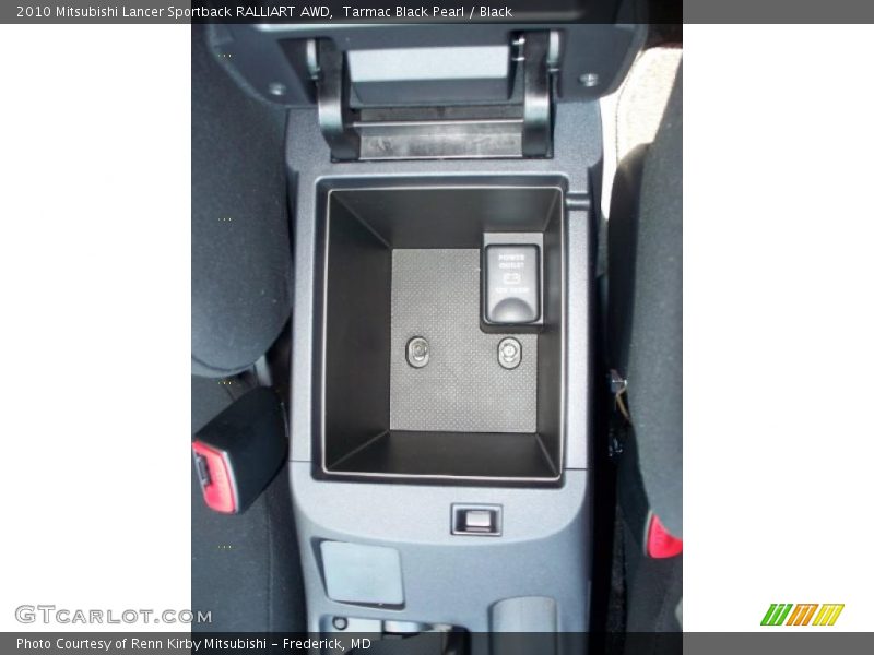Tarmac Black Pearl / Black 2010 Mitsubishi Lancer Sportback RALLIART AWD
