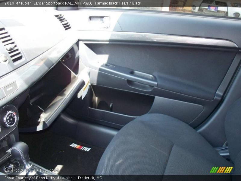 Tarmac Black Pearl / Black 2010 Mitsubishi Lancer Sportback RALLIART AWD