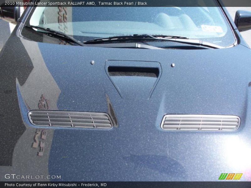 Tarmac Black Pearl / Black 2010 Mitsubishi Lancer Sportback RALLIART AWD