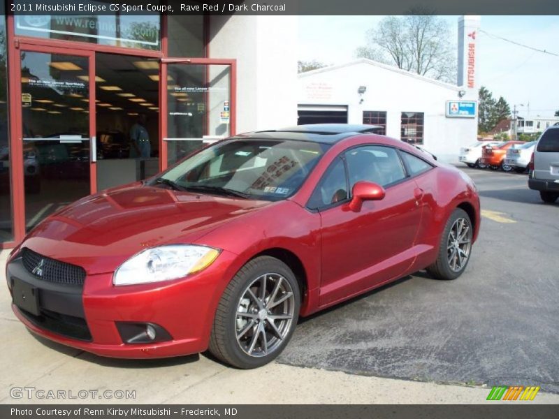 Rave Red / Dark Charcoal 2011 Mitsubishi Eclipse GS Sport Coupe