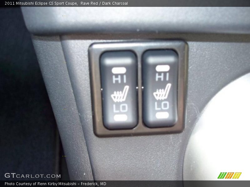 Rave Red / Dark Charcoal 2011 Mitsubishi Eclipse GS Sport Coupe