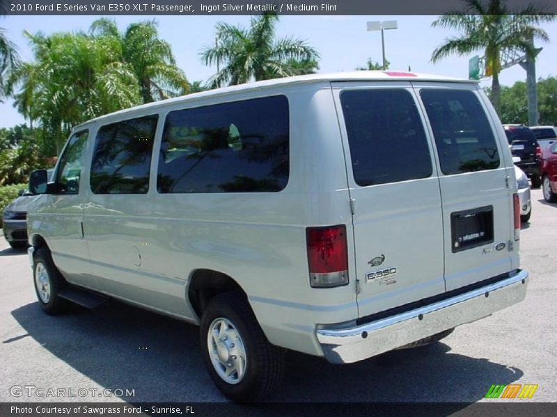 Ingot Silver Metallic / Medium Flint 2010 Ford E Series Van E350 XLT Passenger
