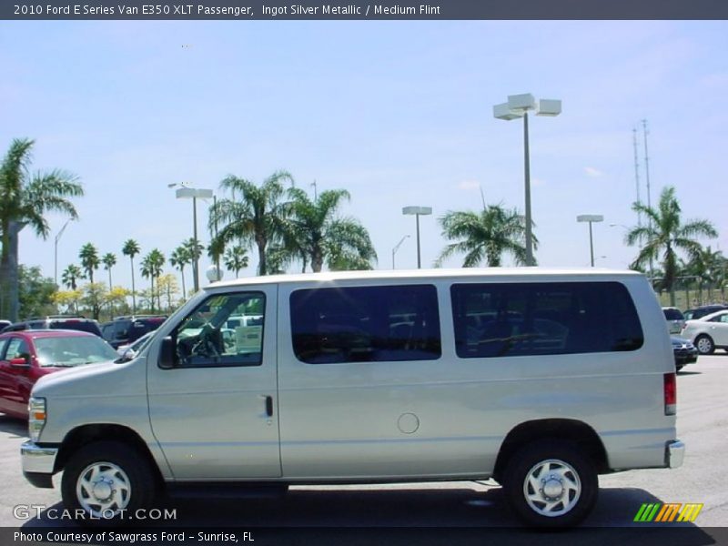 Ingot Silver Metallic / Medium Flint 2010 Ford E Series Van E350 XLT Passenger