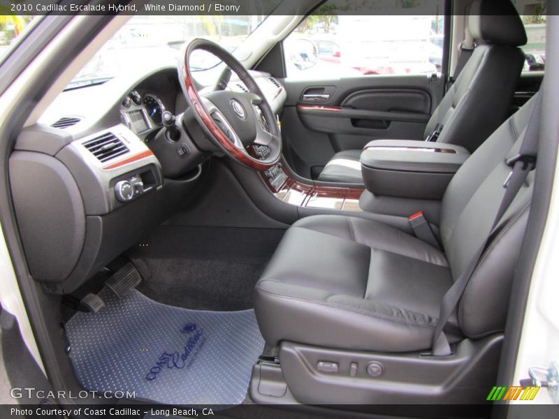 White Diamond / Ebony 2010 Cadillac Escalade Hybrid