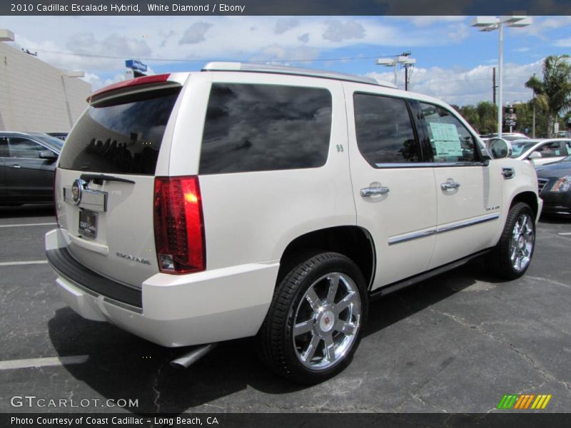 White Diamond / Ebony 2010 Cadillac Escalade Hybrid