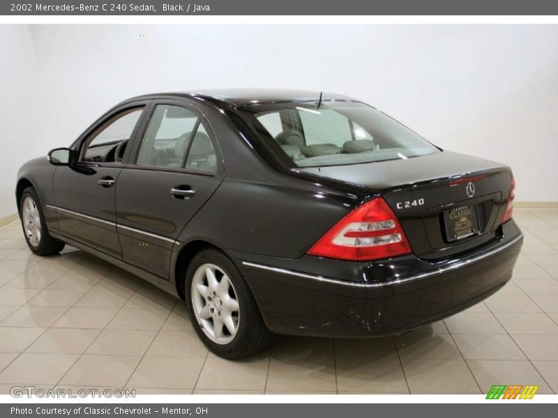 Black / Java 2002 Mercedes-Benz C 240 Sedan