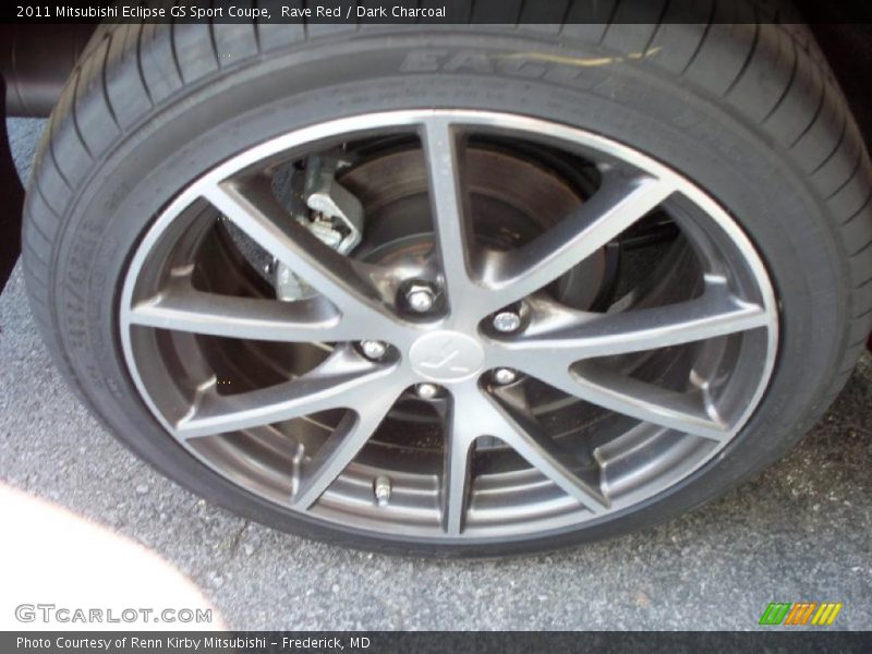 Rave Red / Dark Charcoal 2011 Mitsubishi Eclipse GS Sport Coupe