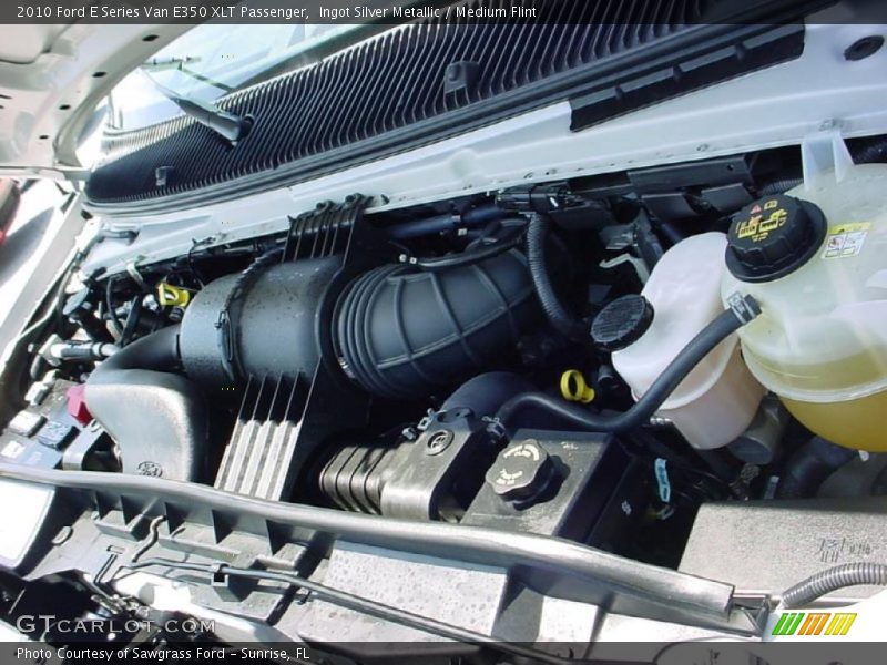Ingot Silver Metallic / Medium Flint 2010 Ford E Series Van E350 XLT Passenger