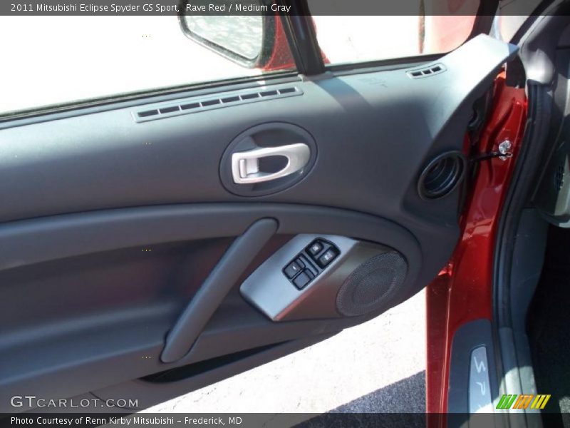 Rave Red / Medium Gray 2011 Mitsubishi Eclipse Spyder GS Sport