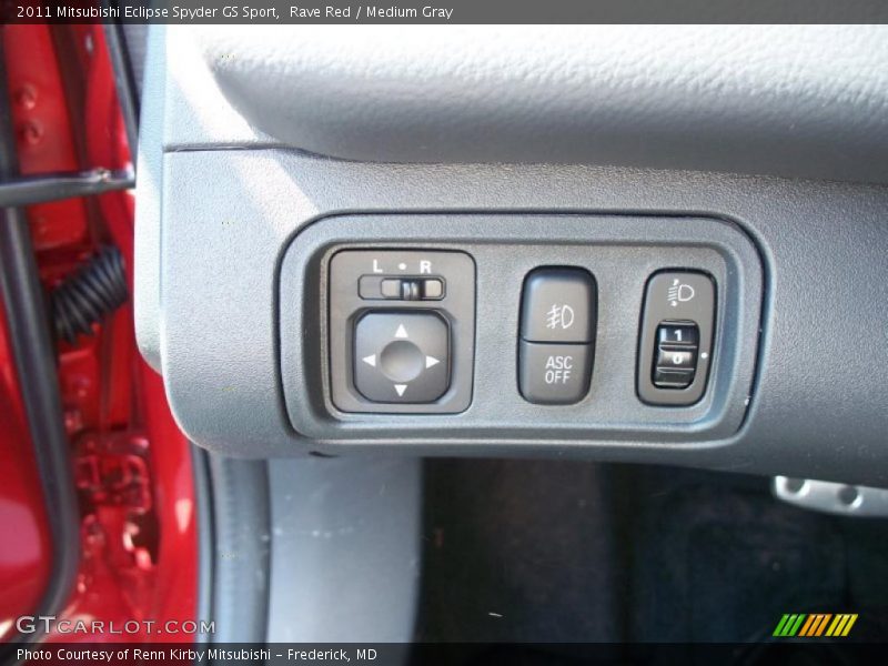 Rave Red / Medium Gray 2011 Mitsubishi Eclipse Spyder GS Sport