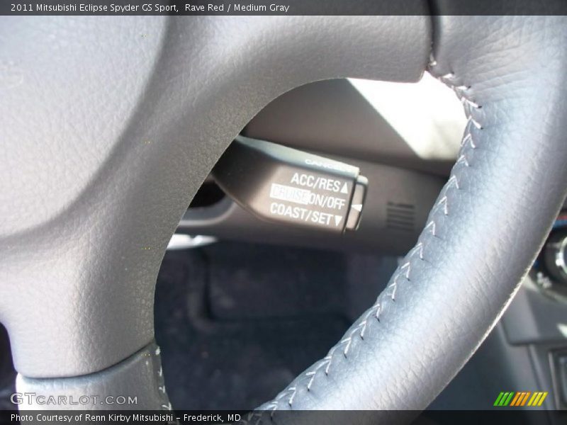 Rave Red / Medium Gray 2011 Mitsubishi Eclipse Spyder GS Sport
