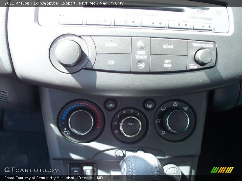 Rave Red / Medium Gray 2011 Mitsubishi Eclipse Spyder GS Sport