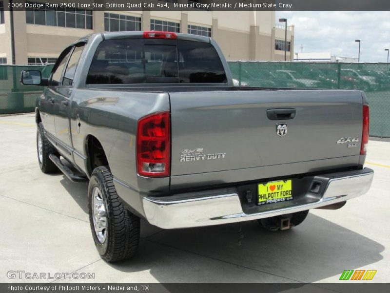 Mineral Gray Metallic / Medium Slate Gray 2006 Dodge Ram 2500 Lone Star Edition Quad Cab 4x4