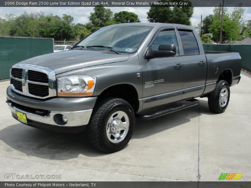 Mineral Gray Metallic / Medium Slate Gray 2006 Dodge Ram 2500 Lone Star Edition Quad Cab 4x4