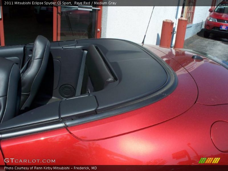 Rave Red / Medium Gray 2011 Mitsubishi Eclipse Spyder GS Sport