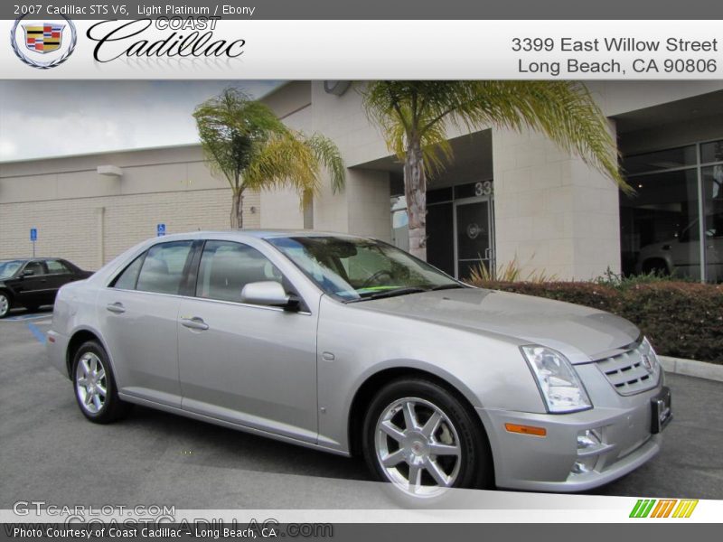 Light Platinum / Ebony 2007 Cadillac STS V6