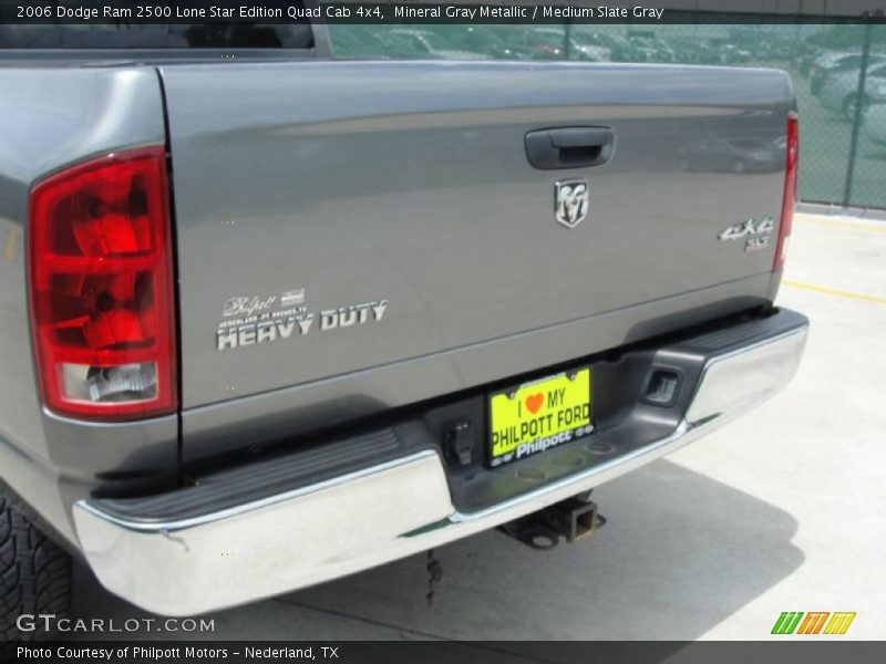 Mineral Gray Metallic / Medium Slate Gray 2006 Dodge Ram 2500 Lone Star Edition Quad Cab 4x4