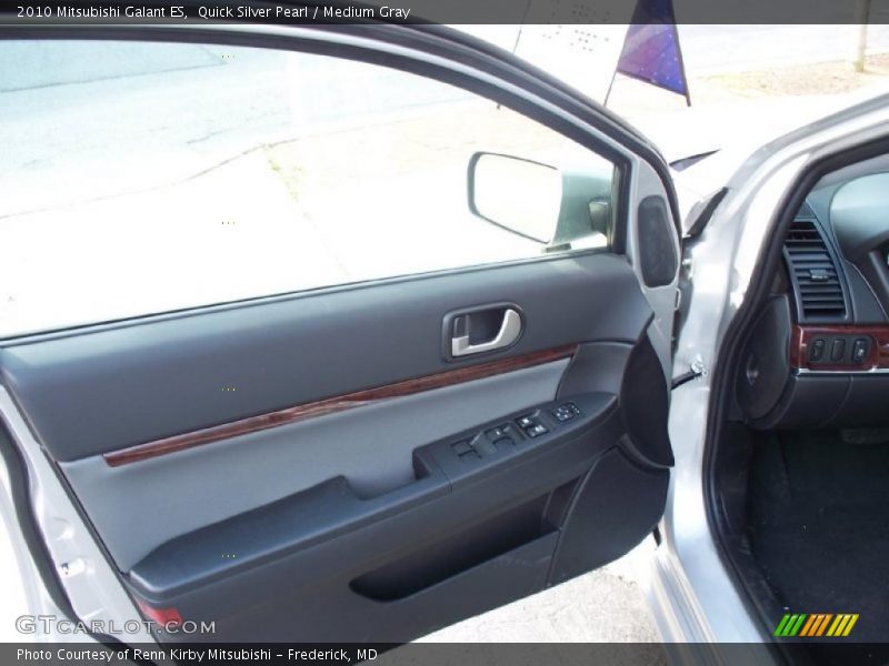 Quick Silver Pearl / Medium Gray 2010 Mitsubishi Galant ES