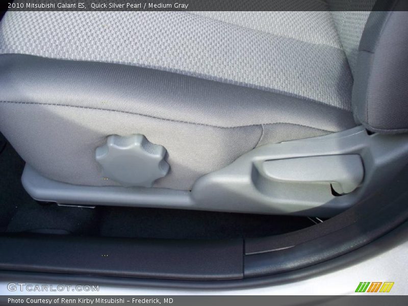 Quick Silver Pearl / Medium Gray 2010 Mitsubishi Galant ES