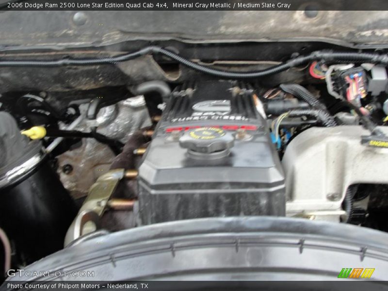Mineral Gray Metallic / Medium Slate Gray 2006 Dodge Ram 2500 Lone Star Edition Quad Cab 4x4