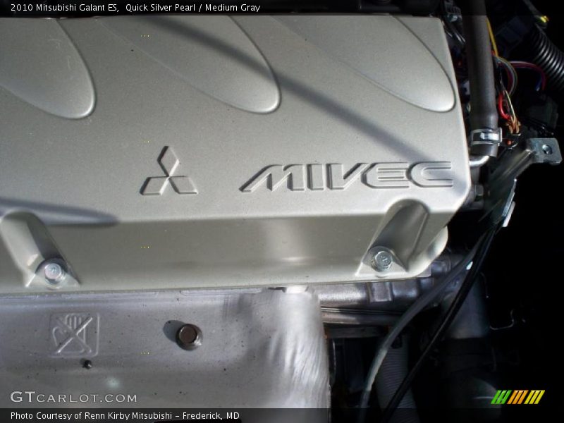 Quick Silver Pearl / Medium Gray 2010 Mitsubishi Galant ES