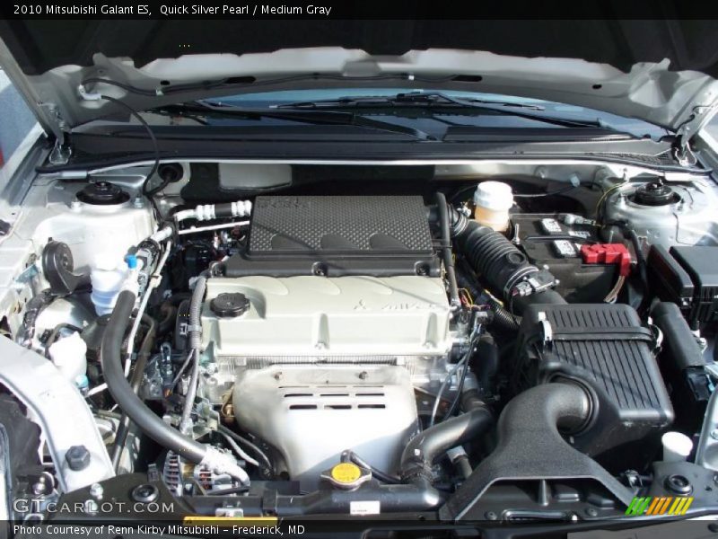 Quick Silver Pearl / Medium Gray 2010 Mitsubishi Galant ES