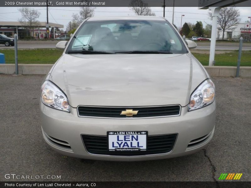 Gold Mist Metallic / Neutral 2009 Chevrolet Impala LT