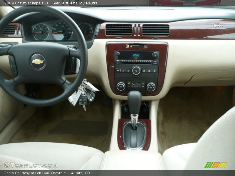 Gold Mist Metallic / Neutral 2009 Chevrolet Impala LT