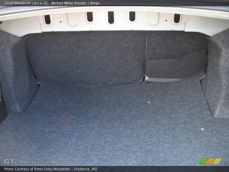 Wicked White Metallic / Beige 2010 Mitsubishi Lancer ES