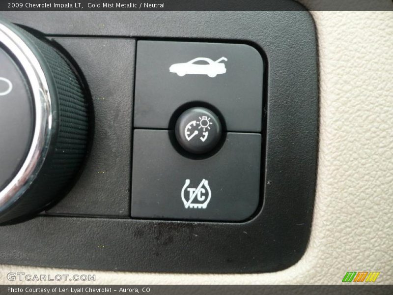 Gold Mist Metallic / Neutral 2009 Chevrolet Impala LT