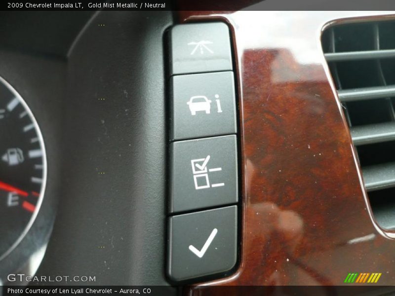 Gold Mist Metallic / Neutral 2009 Chevrolet Impala LT